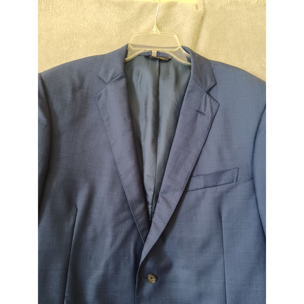 Brooks Brothers 1818 Regent Vitale Barberis Canonico Wool Sport Coat Blue 46R - Picture 3 of 8